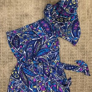 Beautiful one shouldered dress with waist tie - XL